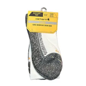 Carhartt Force Midweight Crew Sock 3 Pack for Men - Underwear -  Menswear Mesh Classic