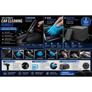 CleanRide™ Essential Car Care Kit | Portable Car Cleaning Bundle