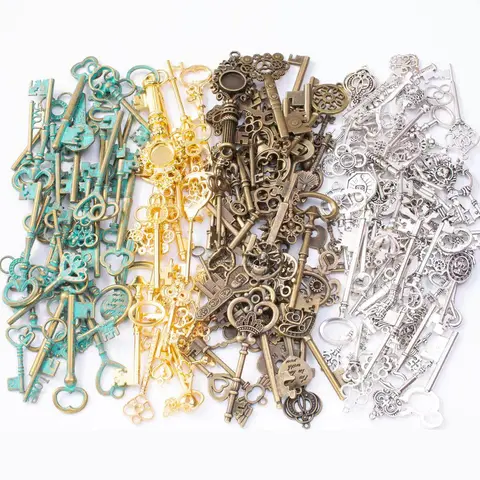 1 Set Design Key Pendant Decoration Accessories, Pendants DIY Jewelry Making Accessories, Keychain Pendant, Key Pendant Necklace, Charm Jewelry