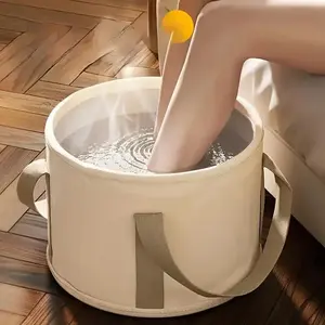 Portable Foot Bath Basin, Foldable Travel Foot Soak Tub, Insulated Home Spa Experience, Convenient Foot Care Solution