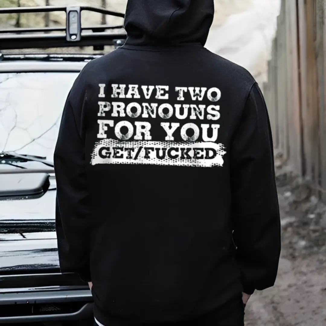 Savage Attitude Hoodie – Funny Offensive Humor Pullover for Men & Women – Bold Get Lost Style Graphic