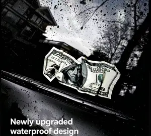 Unique Design Style Stickers, newly upgraded waterproof surface, Strong Concealment Ability, for Car Exterior Decoration, Scratch-Resistant, Simple and Interesting in Shape, Combining Practicality and Aesthetics.