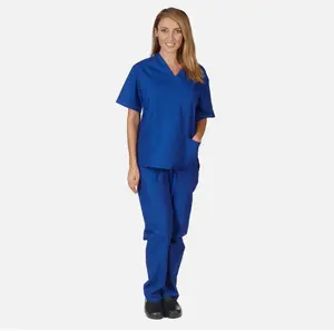NATURAL UNIFORMS Medical Nursing Scrub Set for Men Women Unisex Top & Pants in Multiple Colors Short Sleeve Hospital Wear