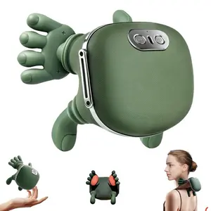 Shoulder and Neck Massager, Bionic Heated Massager, Neck Massager with Fingers, 4D Kneading Massage, Simulates a Real Palm Massage for Comfort, Relax Muscle Tension