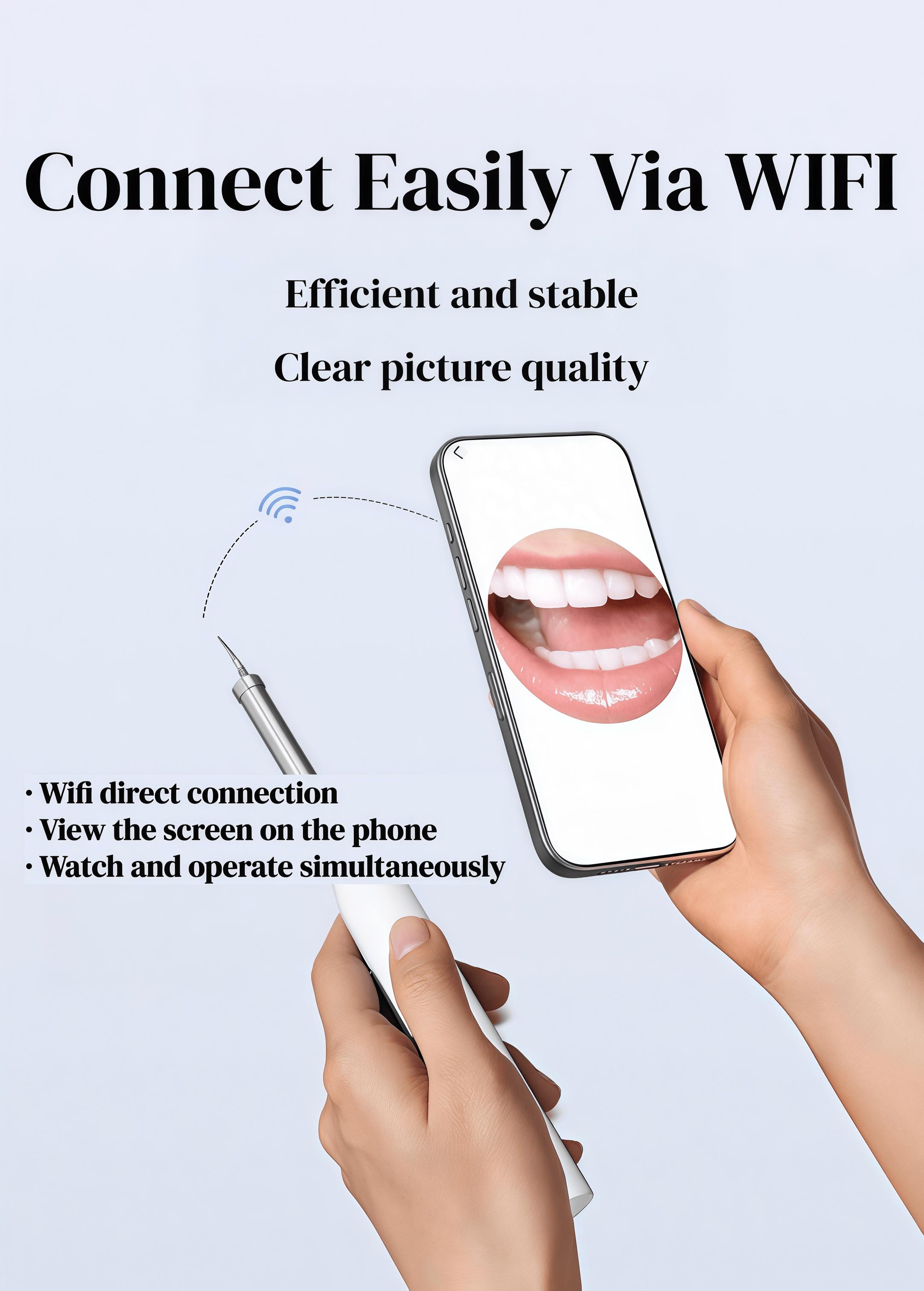 Yibohe Oral Inspection Camera – Tonsil Stone Check & Oral Care Tool with Light, WiFi for iOS/Android, 5 Tips, Rechargeable Home Care Kit Yibohe Oral Inspection Camera – Tonsil Stone Check & Oral Care Tool with Light, WiFi for iOS/Android, 5 Tips, Rechargeable Home Care Kit