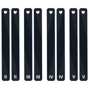 4 Size for Adjustable Thickness Polymer Clay Depth Guide Set, Durable Roller Depth Guides for Crafting