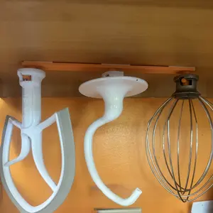 KitchenAid Mixer Attachment Mounts - Triple, Double or Single Mounts - Wire Whisk, Dough Hook, Flat Paddle Beater Attachments