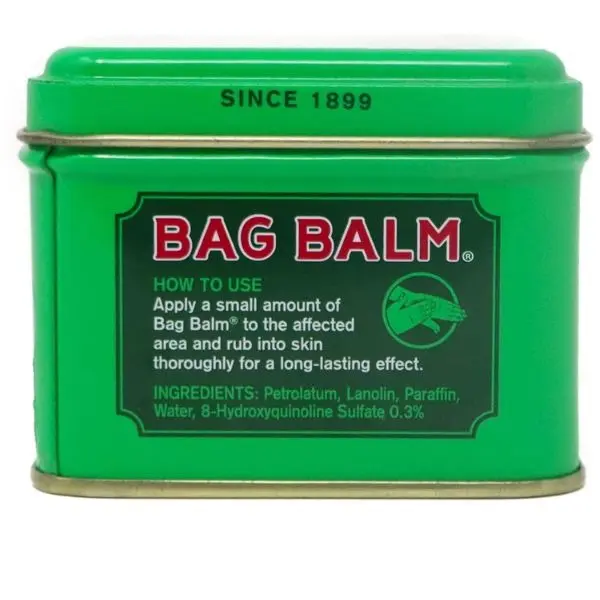 Bag Balm Healing Ointment, Hydrating Skin Moisturizer with Lanolin for Dry, Cracked Hands and Body, Unscented Body Care Balm, 4oz Tin