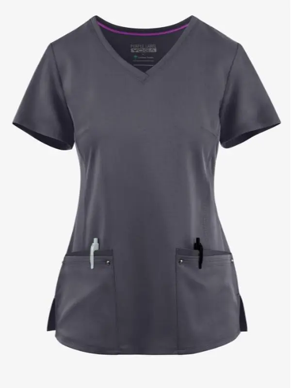 Healing Hands Purple Label Juliet Women's 2-Pocket STRETCH Princess Seam Scrub Top