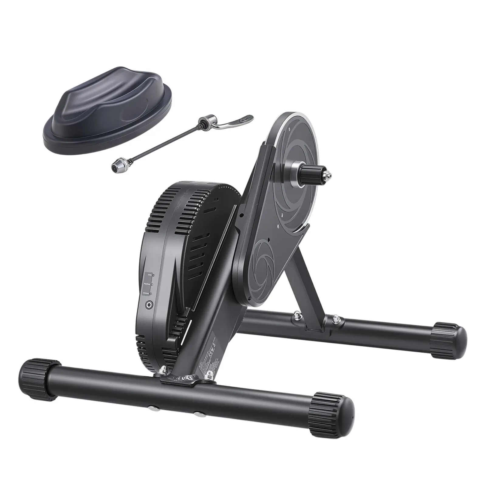VEVOR Bike Trainer, 1-13 Level, 26-29 in 700C Wheels, Smart Bicycle Stationary Stand for Indoor Exercise Riding with Front Wheel Riser Block, Fits Road and Mountain Bikes, Compatible with Zwift App