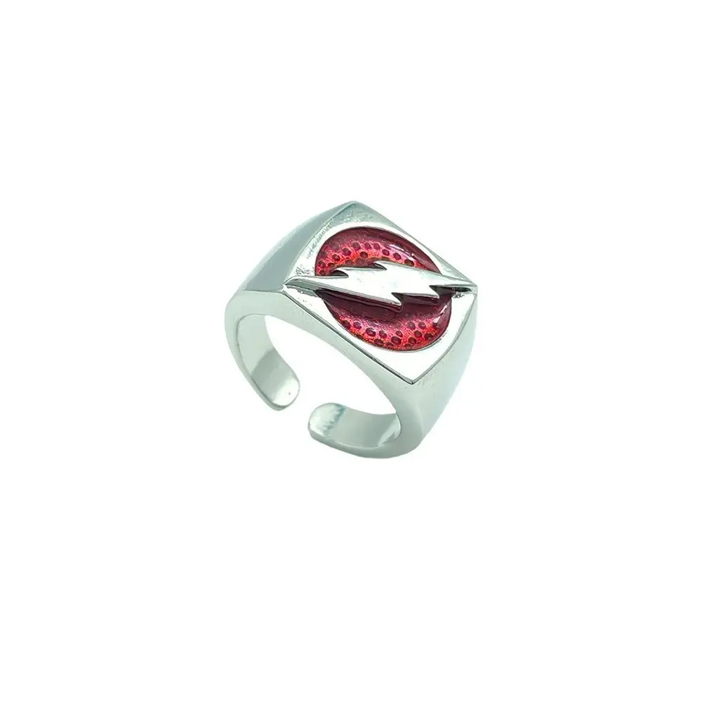 Lightning Hero stamp ring, open ring, personalized merchandise, same model, Lightning finger ring, Y2K