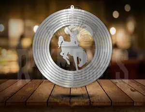 Bronco Rider Wind Spinner