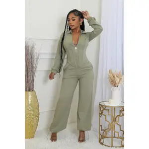 High Fashion Olive Jumpsuit