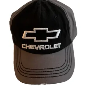 Chevrolet Cap Hat Black and Gray