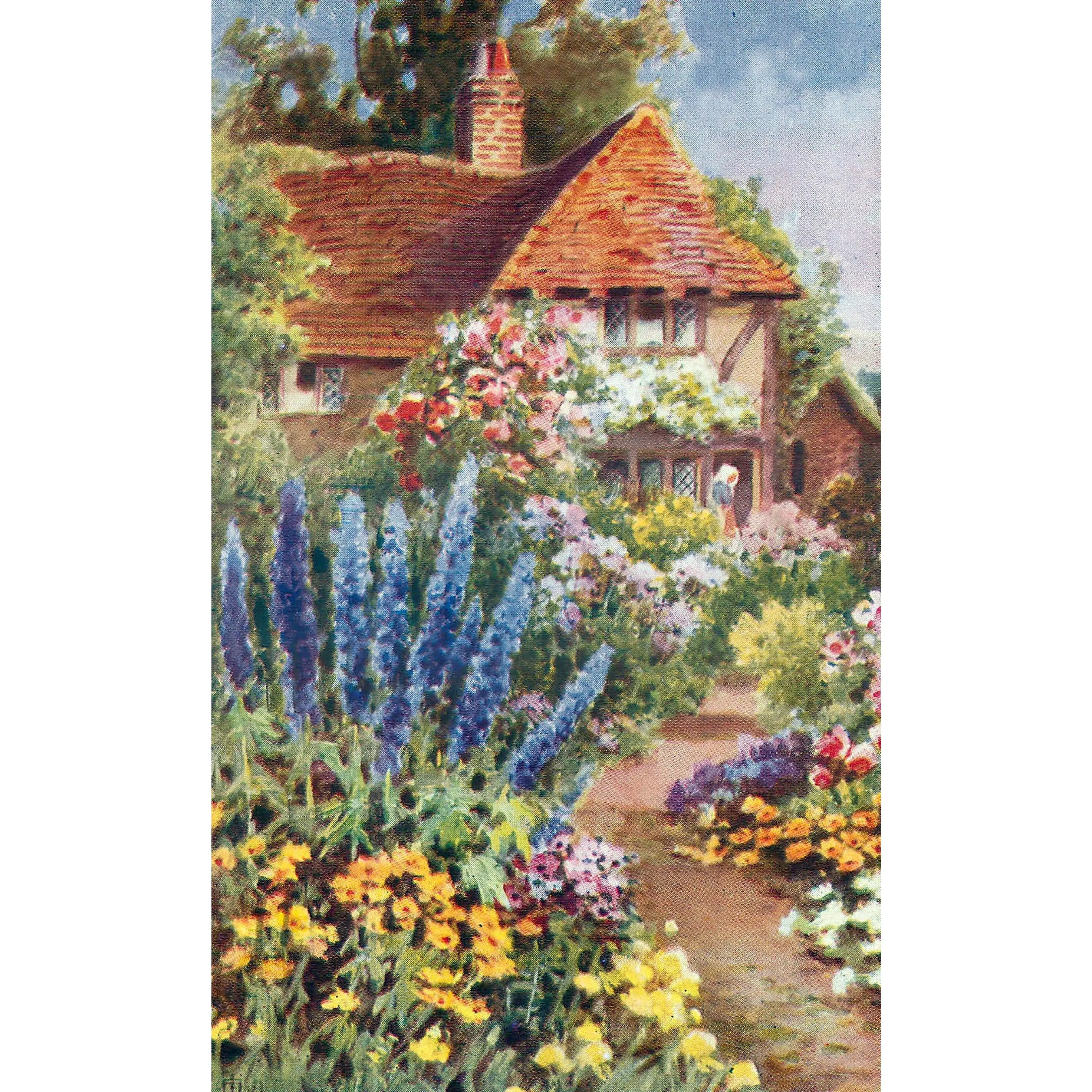 Classic English Cottage (47 Piece Mini Wooden Jigsaw Puzzle)