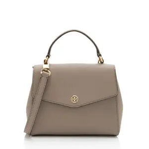 Pre-owned Tory Burch Leather Shoulder Bags Robinson Small Top Handle