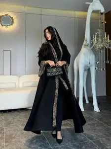 Women's Leopard Pattern Loose Fit Long Cardigan, Elegant All-Season Outerwear, Stylish Lightweight Design, Perfect for Daily Wear