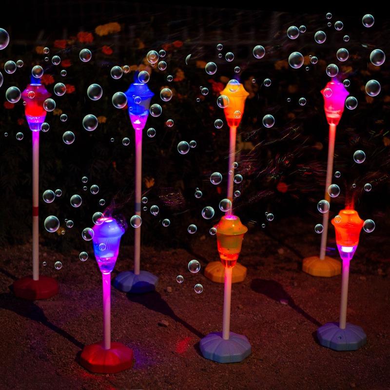 Rechargeable bubble machine, bubble blower, street light bubble machine, musical light bubble machine, outdoor children’s toy, wedding event atmosphere