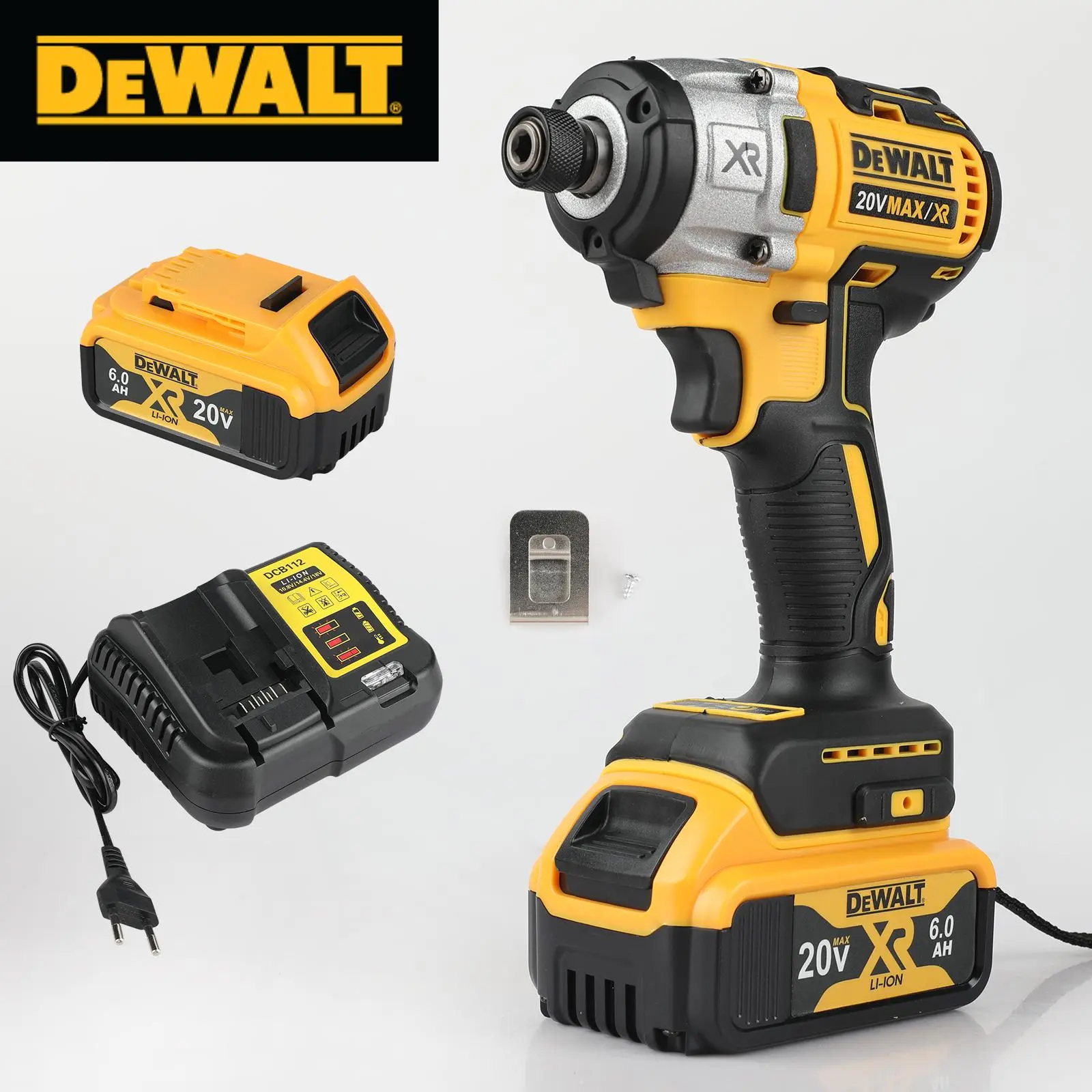 DEWALT DCF887 20V Brushless Power Drill/Driver - 205N.m Torque Cordless Tool for Drilling, Screwing, DIY Tough Tasks, Freedom of Movement, Compatible with DEWALT 20V Batteries