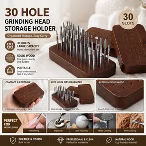 Nail Drill Bits Holder Grinding Head Storage Holder