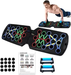 Push-up Board Set, Home Push-up Training Board, Chest & Abdominal Muscle Training Equipment for Men & Women, Strength Training Equipment, Portable Home Gym System, Suitable for All Body Types, Gifts for Fitness Enthusiasts