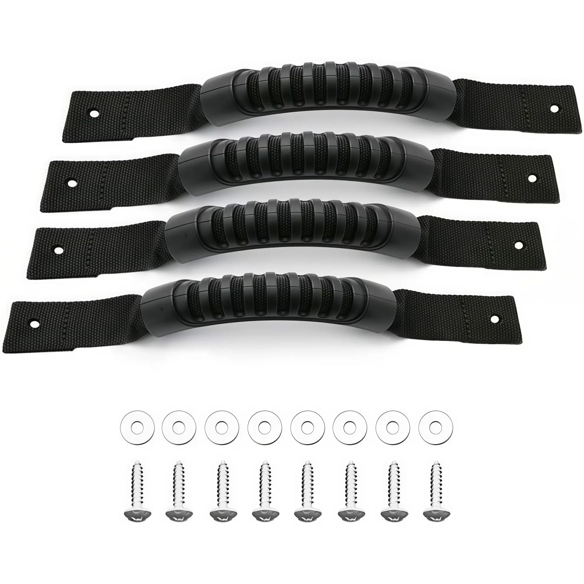 4-Piece Kayak Carry Handle Grip Set, Ideal for Adventurous Ocean Sensing Water Sports, Suitable for Canoes and Kayaks, Includes Screws