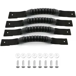 4-Piece Kayak Carry Handle Set, Ideal for Ocean Sensing Water Sports, Suitable for Canoes and Kayaks, Includes Screws
