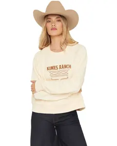 Kimes Ranch Women's Women'S Lexi Logo Embroidered Crewneck - Wsw0000019-Crm