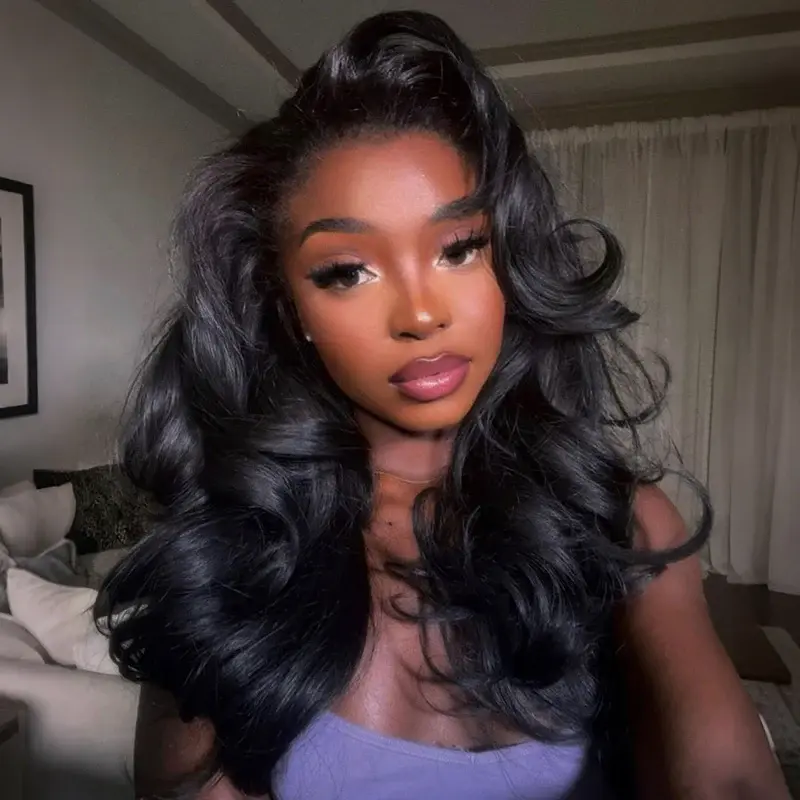[WEAR GO HALF WIG] ISEE HAIR New In Pre-Styled Butterfly Cut Layered Half Wig Sew In Wig Natural Black Human Hair Yaki Straight Wigs #ISEECrochetNewArrivals #SummerVibes