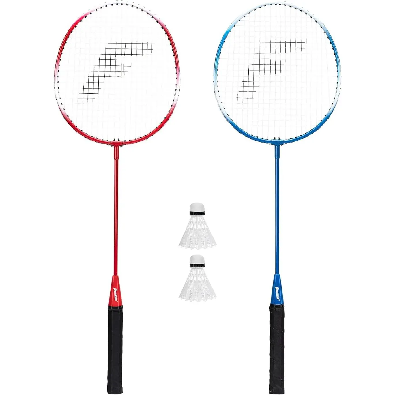 Badminton Racket + Birdie Set-Replacement Badminton Equipment For Kids,Adults-2 Player-4 Player Badminton Racket Sets