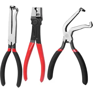 Daily useElectrical Disconnect Pliers, Electrical Connector Separator Tool, Automotive Electrical Connector Pliers and Line Clip Remover Tools for Cars, Trucks Repair with Rapid Disconnector (3 Pcs Set)