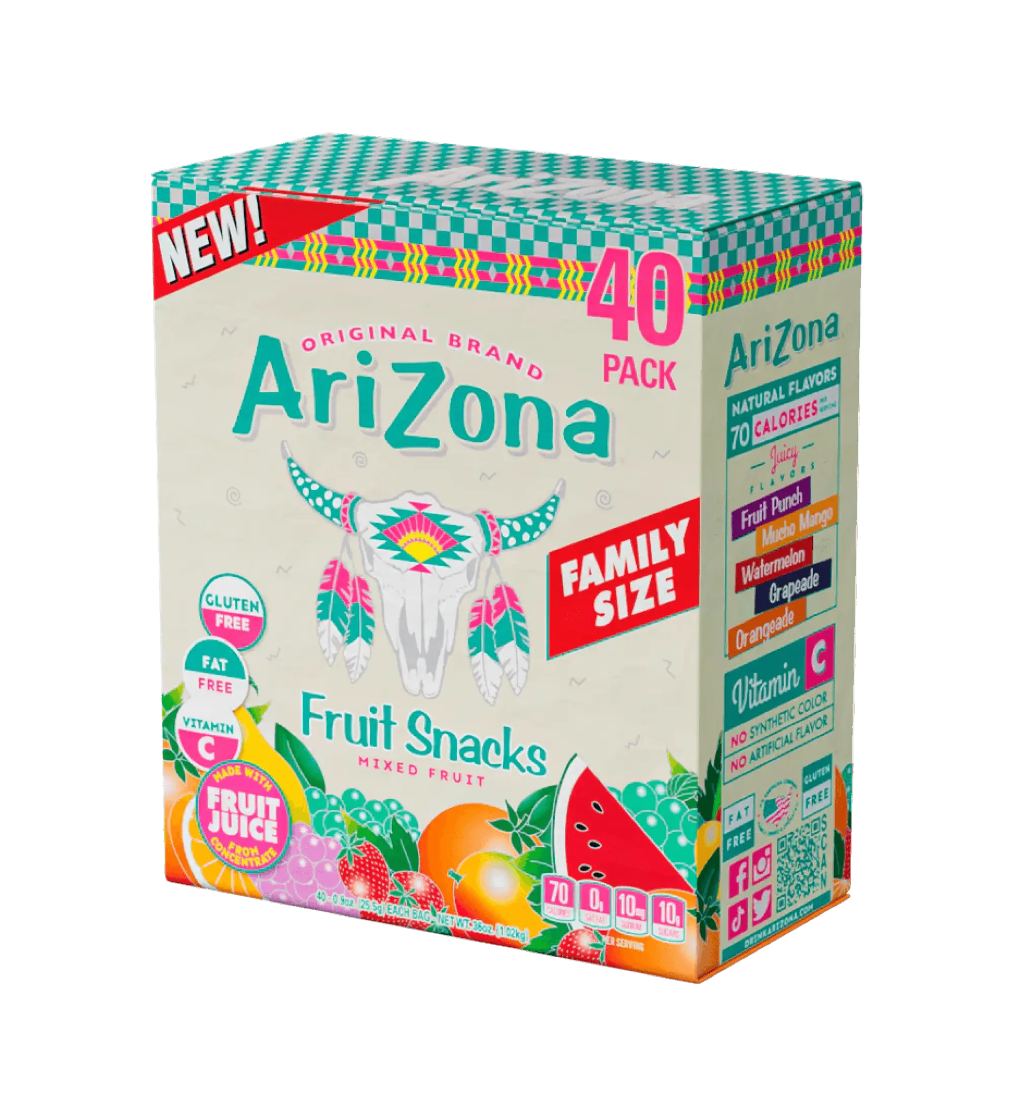 Mixed 40-Count Fruit Snacks Pack |  40 bags