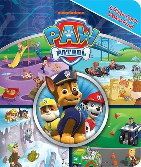 USED Book - Nickelodeon Paw Patrol: Little First Look and Find by Pi Kids (Board book) - english