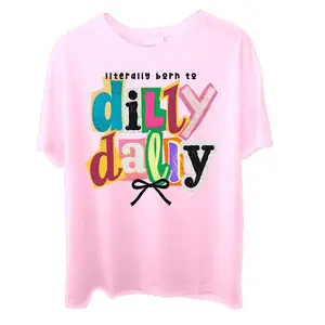 Funny Dilly Dally Unisex T-Shirt Preppy Girl Unisex T-Shirt, Funny Girly Shirt Born To Dilly Dally png girly preppy
