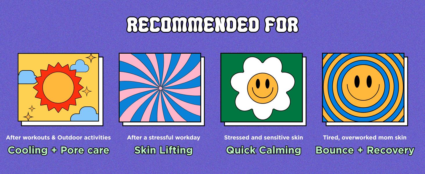 CHASIN' RABBITS Freeze Tag Ice Roller 1.69 fl.oz, Cold Face Roller, Pore Tightening, Skin Firming, Derma Roller, Stainless Steel Gua Sha Gel Serum, Hyaluronic Acid, Corn Mint Extract, Korean Skincare