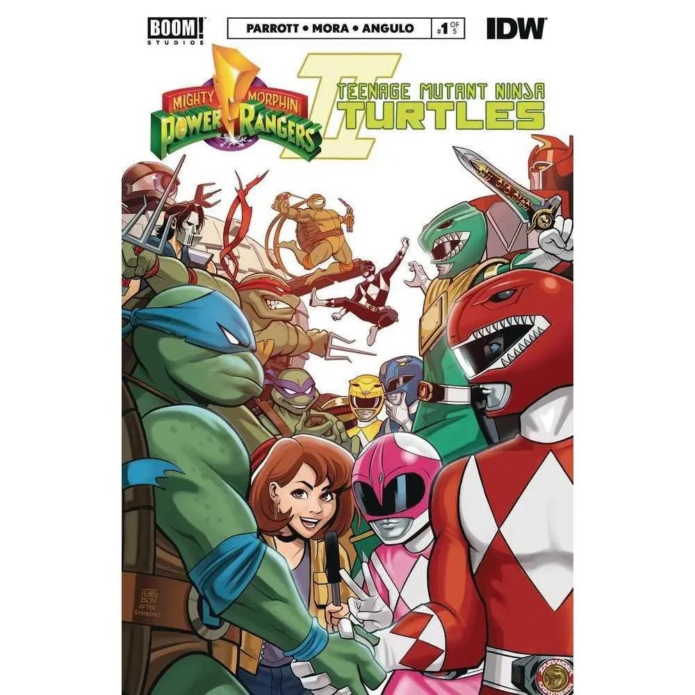 Mmpr Teenage Mutant Ninja Turtles II #1 Bse Variant Gibson