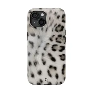 Snow Leopard Luxury Aesthetic Phone Case, Supports wireless charging, Phone Cases Phone Cover Hard Case Tough 2-piece Phone Case