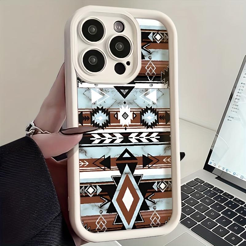 Trendy Full Protective Western Cowboy Culture Pattern Phone Case for IPhone 16 15 14 13 12 11 Pro Max Plus Luxury Shockproof Protection Back Cover