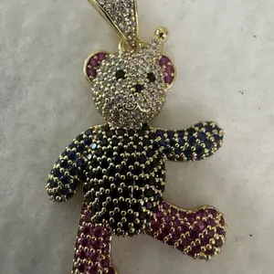 Pendants oso circonias multicolot