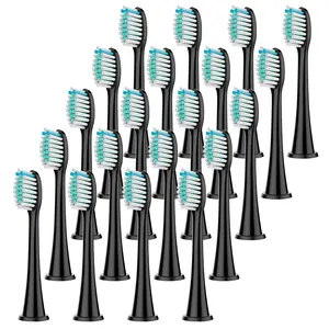 20 Pack Compatible with Philips Electric Toothbrush Replacement Brush Heads, Toothbrushes Head Refills for 1100 5100 5300 C1, Replaceable Brush Heads