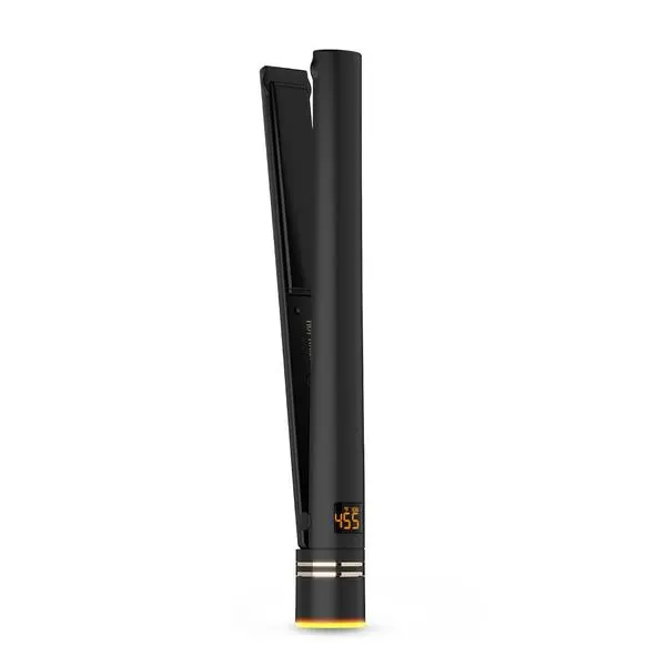 HOT TOOLS Pro Artist Black Gold Ionic 1 in Flat Iron - Stylist-Preferred Hair Tool for Sleek Straight Hair or Shiny Curls/Waves via Rounded Edges