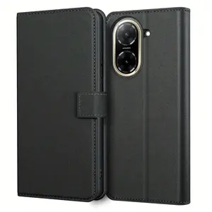 For Xiaomi Redmi A5 4G Case With Kickstand PU Leather Card Slot Black Wallet Flip Protective Phone Case Cover