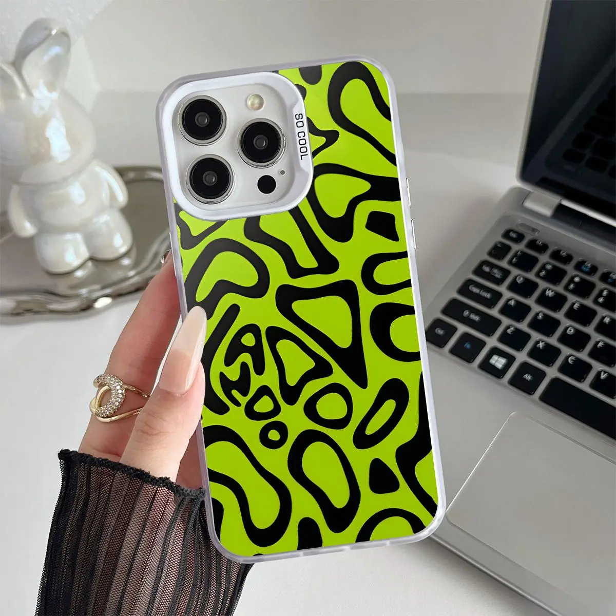 LN4 Design Lando Norris Shockproof Phone Case - Polycarbonate Color Changing Casing with Flexible Bumper, Dark + Bright Hues Protector for iPhone 7/8/X/XR/11/12/13/14/15/16/17 Pro Max Plus, Stylish Electronics Accessories