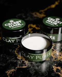 Styling Hair Clay with Leave-In Conditioner: Cellular Longevity by Celest Hair with Rosemary Oil, Clove Oil, and Peppermint Oil Gel Haircare
