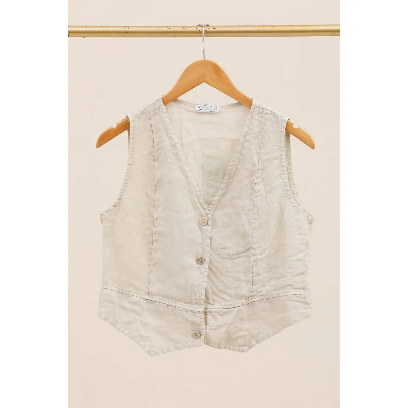 Essential Linen Vest