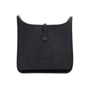 Pre-owned HERMÈS Leather Shoulder Bags Elelyne 29 PM Black JM BM069