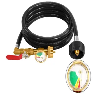Propane Refill Adapter Hose, 1 Set Propane Refill Adapter for 1 lb.Tanks, Refillable Propane Cylinder, Propane Bottle Refill Adapter, Gas Stove Accessories, Kitchen Accessories, Kitchen Aid AttachmentsEverlanelnspired17