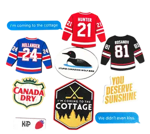 Heated Rivalry Large Fridge Magnet Set 10pk | Jerseys + Quotes Book Fan Gift