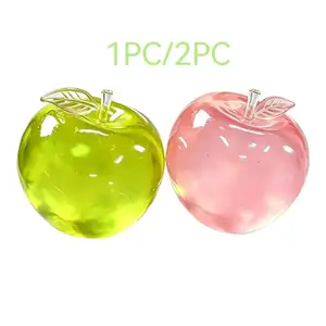 Apple Soft Toy Set, Unisex Stress Relief Sensory Toys, Anti-Anxiety Comfort Pack, Kids Birthday Party Gift, Slow Rise Mochi Toy