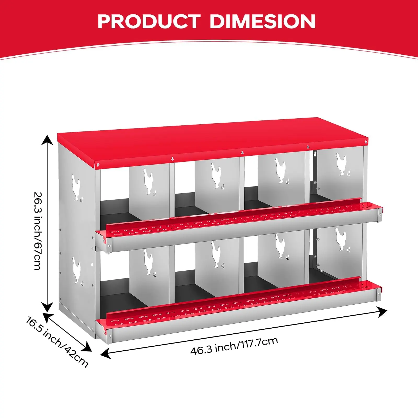 Red 8-room basic model